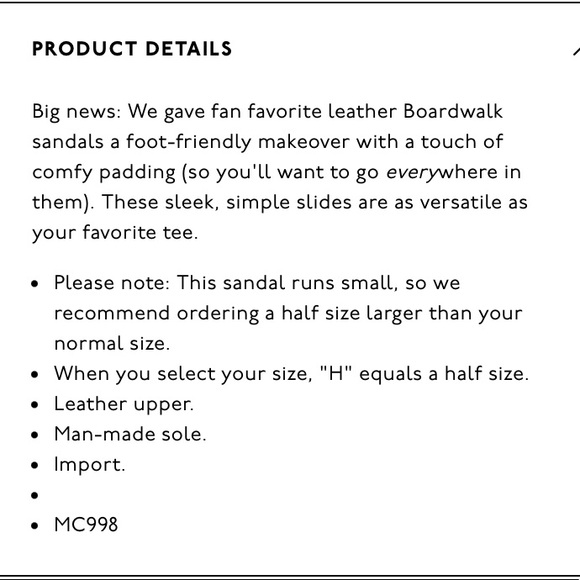 m a d e w e l l • leather slide - Picture 5 of 9